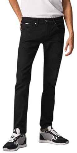 Pepe Jeans Hatch Jeans pour Homme Slim Fit Taille Moyenne Noir