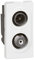Legrand 78795 Msc Tv-Sat Boîte 1 Mod Ws