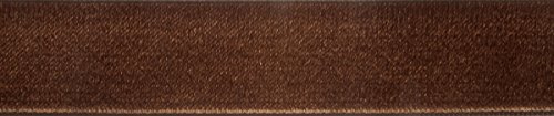 Berisfords Velvet Ribbon Brown 56mm - Nylon Craft Ribbon for Sewing, Gift Wrapping and Hair Accessories