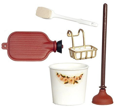 Melody Jane Puppenhaus Bad-Accessoires Set