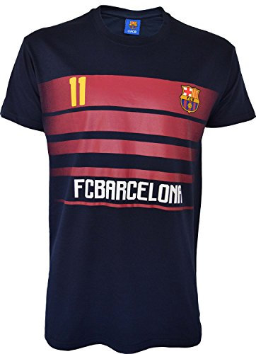 F. C. Barcleona Herren T-Shirt Neymar Jr, offizielle Kollektion, Erwachsenengröße XX-Large marineblau
