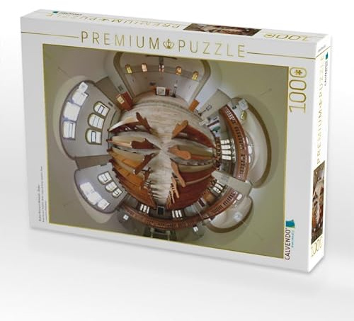 CALVENDO Puzzle Braker Kirche in Bielefeld - Brake | 1000 Teile Lege-Größe 64 x 48 cm Foto-Puzzle für glückliche Stunden