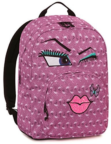 ZAINO INVICTA - OLLIE PACK FACE - fuxia bacio - tasca porta pc padded - americano 25 LT