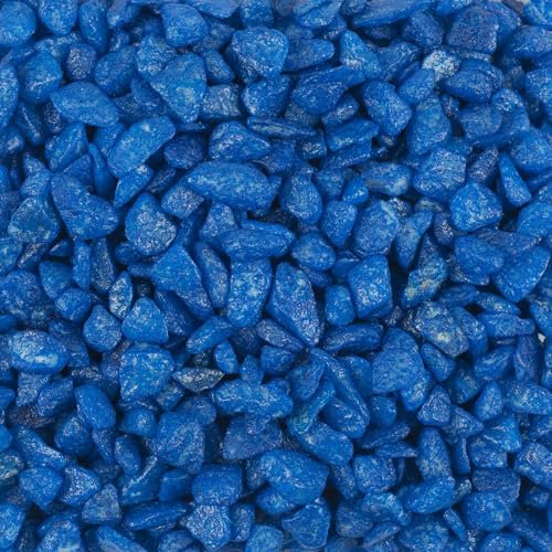 Fuchs seit 1895 Dekosteine Farbsteine Dekogranulat 5-8mm 1000g in versch. Farben, Farbe:blau