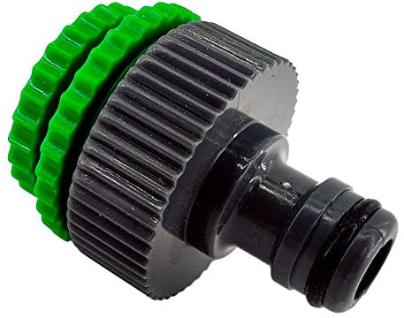 RIEGOPRO Adaptador de Grifo Hembra de 1/2 - 3/4 - 1 a Conector Rápido para Manguera de Jardín. 3 Medidas en una Pieza