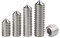 BOYALE 50 Stück Sechskant-Innensechskant-Gewindestifte M2 M2,5 M3 Kegelspitze Madenschraube 304 Edelstahl selbstschneidende Schrauben für Metall (Color : Stainless Steel, Size : 6MM_M2.5-50PCS)