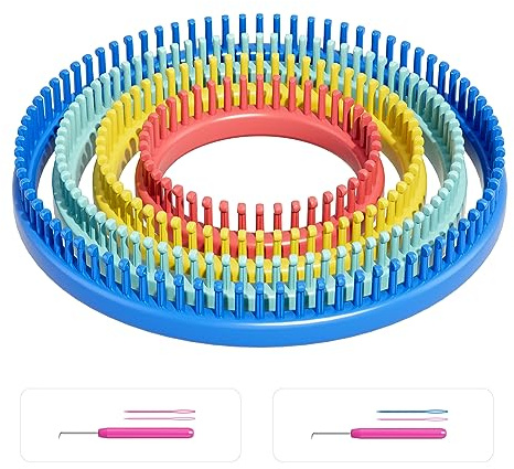 cureder Strickwebstuhl, rund, Set