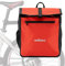 Wiltec Gepäckträgertasche rot, Fahrradtasche Gepäckträger 22 l Stauraum, wasserresistente Fahrrad Tasche, Gepäcktasche leichte Handhabung