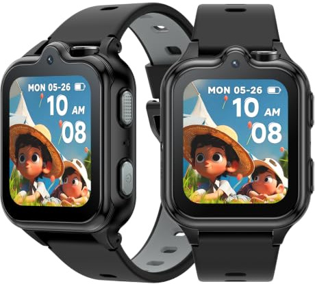 DOOGEEEco Anyscene S3 Kids Smart Watch with GPS Tracker, 1.72 HD Display, 4G LTE Video Call, IP68 Waterproof, 16GB Memory, 900mAh (5-Day Battery Life), 2MP+5MP, Smartwatch for Boys Girls