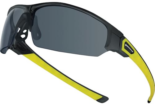 Delta Plus ASO2 - Gafas de policarbonato ahumado AB-AR, 1 pieza