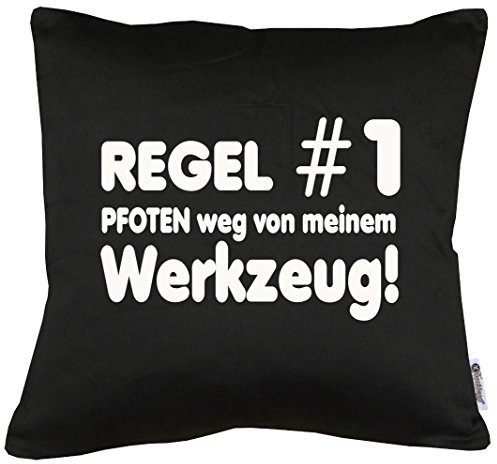 TShirt-People Regel Nr. 1 Pfoten Weg... Kissen mit Füllung 40x40cm