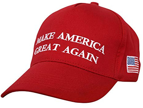 Herbests Make America Great Again Hat Cap,Unisex American Flag Baseball Cap Donald Trump Sun Visor Hats Hut Verstellbare Kappe Schirmmütze für Damen Herren,Rot