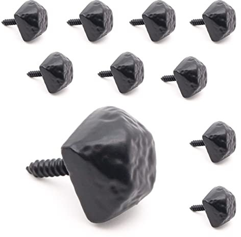 EAI Decorative Door Stud | Black Antique | 19mm | Pack of 10