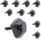 EAI Perno decorativo para puerta | Negro antiguo | 19 mm | Paquete de 10