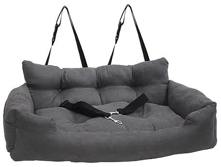 Colcolo Dog Car Seat Dog Booster Car Seat 88x42x28cm Portable Outdoor Non Slip Bottom Kennel Nest for Medium Large Dogs Kitten Puppy Supplies