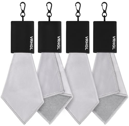 VRHGL 2 Sided Glasses Cleaning Kit,Glasses Cleaner Cloth Keychain,Reusable Microfiber Eye Glasses Lens Cleaning Cloth Wipes Kit with Pouch,Black,6X 6-Inch