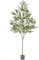 FLOWERGIRR Faux Olive Tree 7ft, Artificial Olive Tree Indoor with Realistic Leaves Fruits, Fake Olive Trees Potted Topiary Tree with Dried Moss for Home Office Living Room Bedroom Stairs Foyer Decor