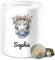 Spardose - Tiger - Tigermotiv | Geschenk für Tigerliebhaber | Tierfreunde | Wild Stripe - Unisize - Weiß - Tiger, tiermotiv personalisierte Name und Personalisieren Motiv Geschenke zootiere