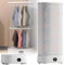 smafoseedding Nueva Plancha De Vapor Vertical Plegable, Automática, Inalámbrica Y con Circulación De Aire Caliente De 360°. para Ropa Y Telas, Cuidado con Un Solo Botón, Vapor De Secado Rápido.