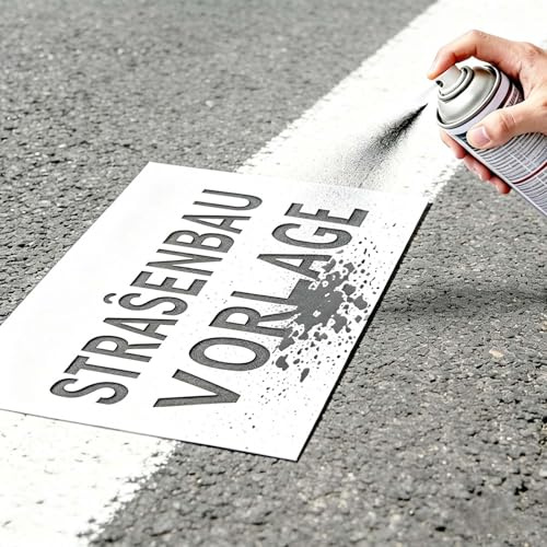 Personalisierte Sprühschablone, Individuelle PVC Schablone für Logo | Wiederverwendbare Malschablone aus PVC für Holz, Wand & Basteln. Präziser Laserschnitt für Logo & Text. Größen A3-A6
