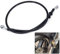 JFG RACING 130cm Motorrad Bremsschlauch,Motorrad Stahlflex Bremsleitung Hydraulische Bremsleitung Vorne und Hinten für Pit Bike Dirt Bike Enduro Motocross ATV Quad-Schwarz