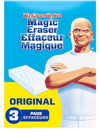 Mr. Clean Original Magic Eraser Cleaning Pads with Durafoam, 3 Count