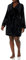 Amazon Essentials Vestaglia in Pile Ai Media Lunghezza (Taglie Forti Disponibili) Donna, Nero, XXL
