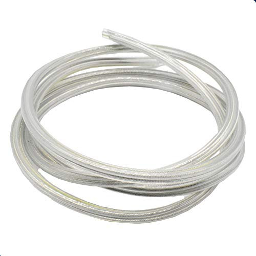 10m Kabel 3 x 0,75mm² Transparent, PVC isolierte Leitung, Leuchtenkabel, Lampenkabel, Stromkabel 3G