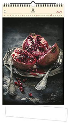 Wooden Holz Food Art Kalender 2020 Wandkalender Holzbild 34x48,5cm Calendar