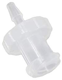 BleedZone Schlauchverbinder weiblich – 1/16 Zoll PP Polypropylen Schlauchstutzen Armaturen, 5 x Luer-Lock-Adapter für Laborausrüstung, Spritze, Schlauch