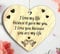 I Love My Life Because It Gave Me You - Love Plaque, Love Quote, Wooden Hanging Heart Plaque, Gift for Your Best Friend Wife Husband Girlfriend Boyfriend Special, Valentine's Gift