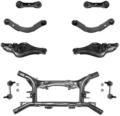 1x Achsträger Hinterachse 6x Querlenker 2x Koppelstange für Mitsubishi Lancer MK8 Outlander MK2 4WD