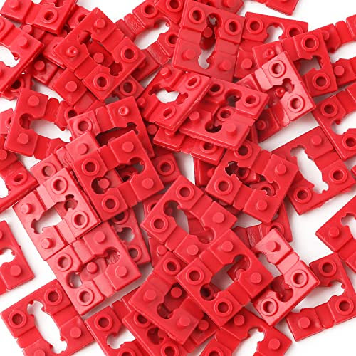 Electrical Spacers, 80pcs Outlet Spacers Electrical Outlet Spacers Shims Switch Receptacle Spacers for Household and Industrial Electricity Box (80pcs, Red)