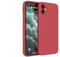 ameego Premium Liquid Silicone Case for iPhone 12 Mini - Full Protection, Anti-Scratch, Shockproof, Wireless Charging, Dust-Resistant, Lanyard-Friendly Design (Red)