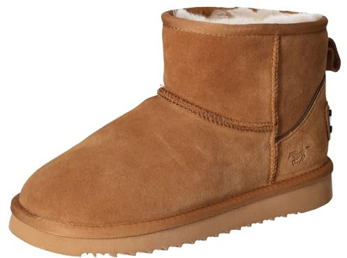 MUSTANG Damen Stiefelette gefüttert Braun EU 42