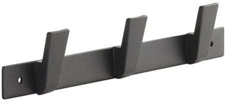 SOTECH Blackline ALBUS Hakenleiste 257 mm mit 3 Haken schwarz pulverbeschichtet Garderobe Kleiderhaken