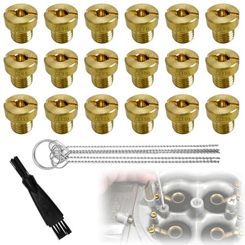 Carburador Kit, 25 Pedazo Boquillas Principales 55-150 M6 Accesorios, Chorros Principales, Carburador Principales Kit Adecuado Para Carburadores Con Boquillas M6