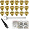 Carburador Kit, 25 Pedazo Boquillas Principales 55-150 M6 Accesorios, Chorros Principales, Carburador Principales Kit Adecuado Para Carburadores Con Boquillas M6