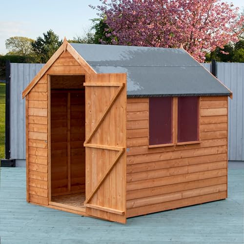 Overlap 7x5 SD Economy with Window - Garden Storage Outdoor Wooden Shed