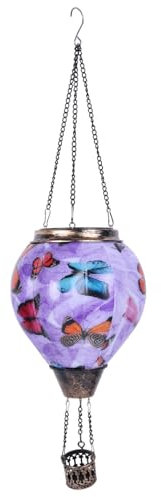 Outdoor Solar Lanterns, Waterproof Garden Lanterns, Decorative Patio Lantern, Hot Air Balloon Solar Lights, Charming Design Solar Powered Patio Decoration