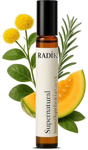 Radika Aromatherapy 10ml| Augenkontur Serum | Natürliches & reines | Augen Roll-On | Anti-Aging Pflege mit Bakuchiol | Arnica, Süßmandel & Traubenkernöl