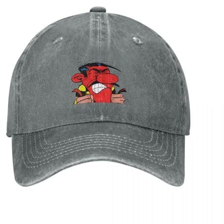 Fashion Anger Daltons Lucky Luke Baseballkappe, Unisex, Distressed-Denim-Snapback-Mütze, Daltons-Anime, Hüte für Outdoor-Aktivitäten