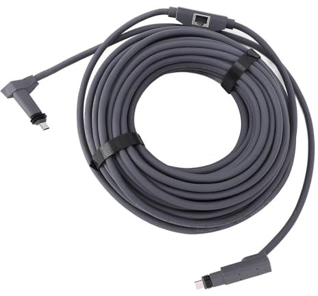 Ethernet Cable Adapter for Starlinks, 2 in 1 RJ45 Ethernet Adapter for Gen 2 Rectangular Satellite, 53FT 1Gbps Satellite Router Rain Proof for Wired External Network