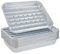 DeinPack 100 x Alu Grillschalen 34x22 cm - Grillpfannen eckig aus Aluminium - Einweg Aluschalen für BBQ, Fleisch & Gemüse - hitzebeständig, vielseitig, ideal für Gasgrill & Holzkohle