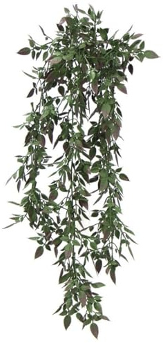 Leaf Artificial Hanging Plants Fire Resistant UV Resistant