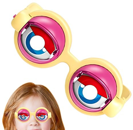 Senermter Novelty-Brille - Lustige Gag-Brille mit zwinkendem Augen-Effekt | Neuartige Blinkfunktion Für Zwinkern Und Witzige Momente,Für Jugendliche, Teenager, Erwachsene Bei Shows, Partys, Fotos,