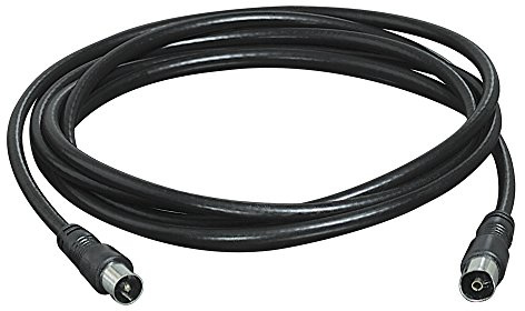 Bticino S2151 TV-Verlängerungskabel, 1 Stecker und 1 Stecker, Länge 2 m, schwarz