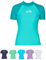 iQ-UV Shirt für Damen Kurzarm Caribbean XXL – Rash Guard Schwimmshirt für Damen aus recyceltem Material – UV-Schutz Badeshirt für Frauen zum Schwimmen, oder Sport – funktionales Surf-Shirt für Frauen