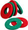 Pangda 6 Pieces Battery Terminal Anti Corrosion Washers Fiber Battery Terminal Protector (3 Red and 3 Green)