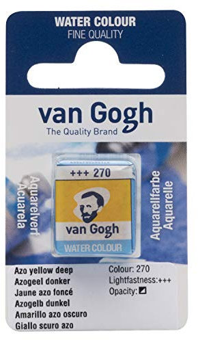 Van Gogh Aquarellfarbe, Halbtopf, Azogelb dunkel 270